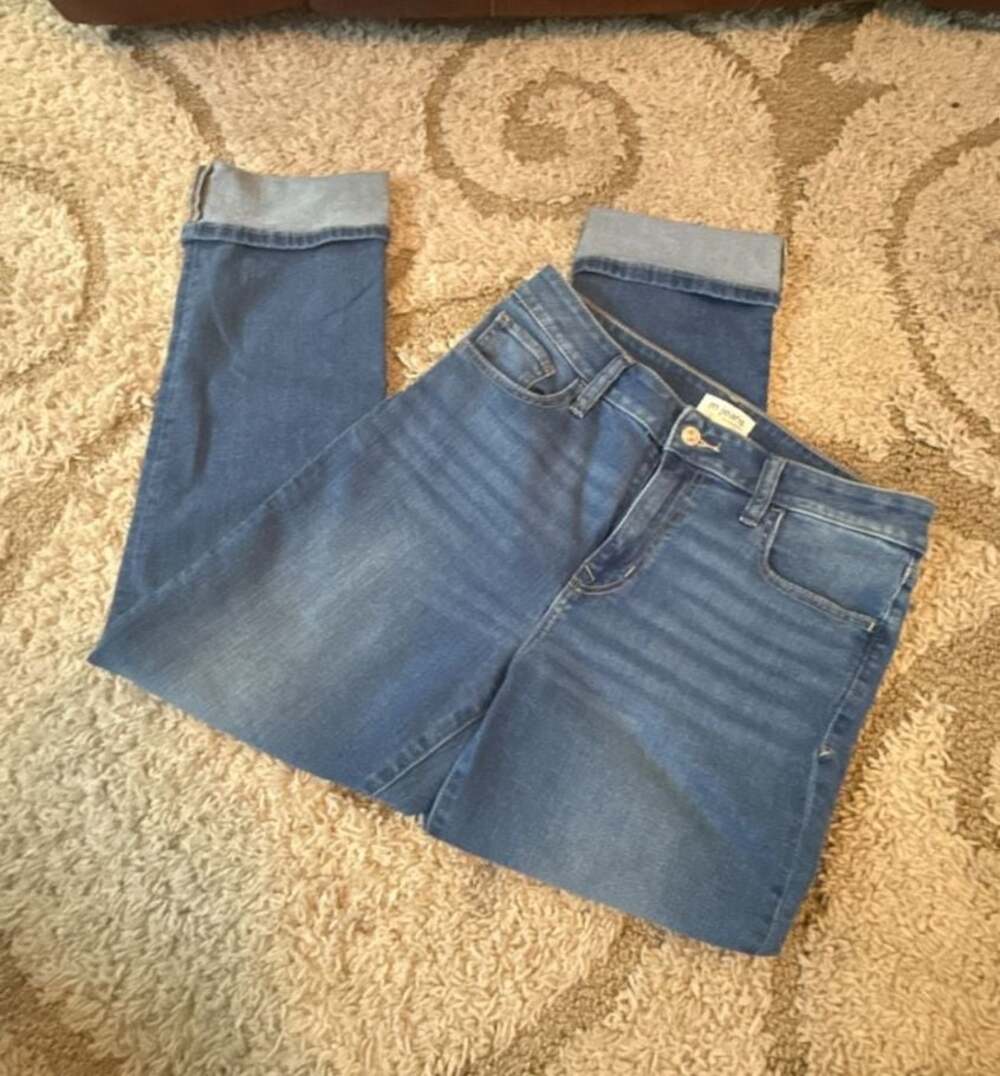 M Jeans by Maurices High Rise Rolled Hem Ankle Jeans